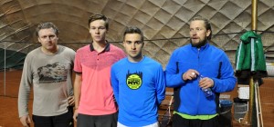 na zdjęciu od lewej: Piotr Sosnowski, Kuba Markowski, Piotr Kędzior, Kamil Guzek